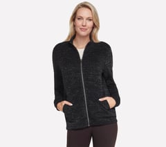 GO WALK Sparkle Jacket — BLACK 1