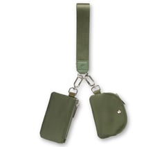 Keychain Double Pouch — OLIVE 1