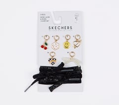 Shoelaces With Charm Set - Glitter — MULTI 1