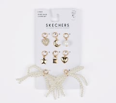 Shoelace Charm Set - Pearl — WHITE 1