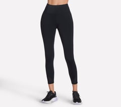 Tempo 7/8 High Waisted Legging — BLACK 1