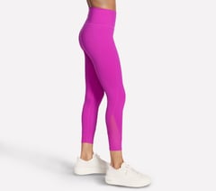 Tempo 7/8 High Waisted Legging — SILVER / PURPLE 4