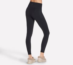 GO FLEX Full-Length High-Waisted Fleece Legging — BLACK 2