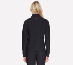 GO LUXE Rib 1/4 Zip — BLACK 2