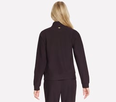 GO LUXE Rib 1/4 Zip — BROWN 2