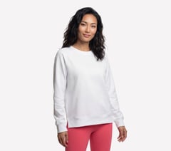 Cozy Luxe Crewneck — WHITE 3