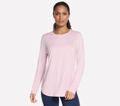 GO DRI Swift Long Sleeve Tunic Crew — LILAC 1