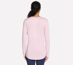 GO DRI Swift Long Sleeve Tunic Crew — LILAC 2