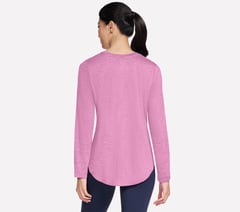GO DRI Swift Long Sleeve Tunic Crew — ROSE 2
