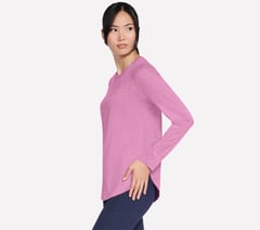 GO DRI Swift Long Sleeve Tunic Crew — ROSE 3