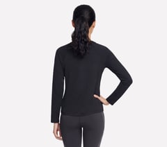 GO DRI Stride Long Sleeve Crew — BLACK 2