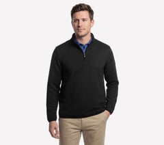 GO WALK Ottoman 1/4 Zip — BLACK 1