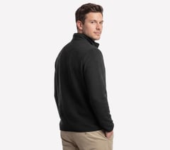 GO WALK Ottoman 1/4 Zip — BLACK 2
