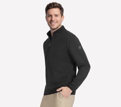 GO WALK Ottoman 1/4 Zip — BLACK 3