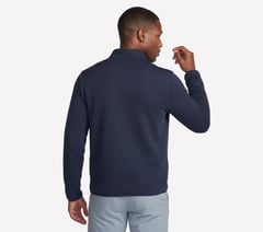 GO WALK Ottoman 1/4 Zip — CHARCOAL / NAVY 2