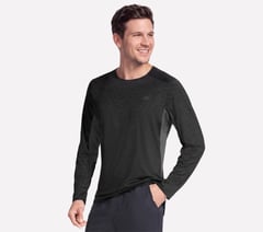 GO DRI Circuit Long Sleeve Tee — BLACK 3