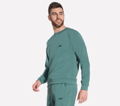 Skechers Cozy Luxe Elevate Crew — STONE / OLIVE 3