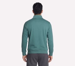 Weekend Easy 1/4 Zip — STONE / OLIVE 2