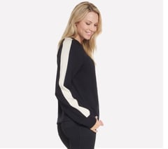 Skechluxe Elevate Blocked Crewneck — BLACK 3