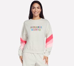Britto: Retro Pop Pullover — LIGHT GRAY 1