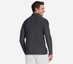 GO DRI All Day 1/4 Zip — BLACK / CHARCOAL 2