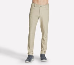 GO WALK Premium 5 Pocket Pant — NATURAL / BROWN 1
