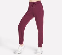 Cozy Luxe Jogger — BURGUNDY / PINK 3