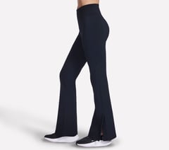 GO WALK Rib Mix Pant — BLACK 3