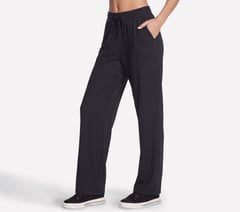 GO STRETCH Harmony Rib Pant — BLACK 3