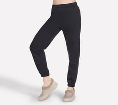 Skechers Fleece Jogger — BLACK 1