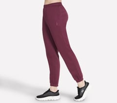 Skechers Fleece Jogger — BURGUNDY / PINK 3