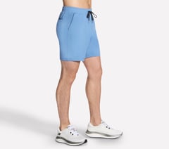 Weekend 7 Inch Short — WHITE / PERIWINKLE 4