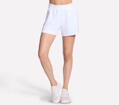 GO WALK Everywhere 4 Inch Slip-in Short — WHITE 1