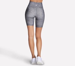 GO FLEX Printed High Waisted 8 Inch Bike Short — BLK / BLU / PNK 2