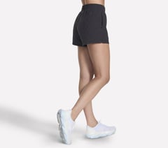 GO WALK Cozy Fit Diamond 4 Inch Short — BLACK 4