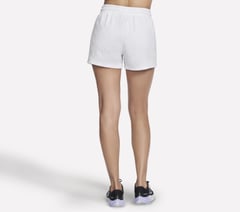 GO WALK Cozy Fit Diamond 4 Inch Short — WHITE 2