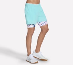 Digiwave 5 Inch Short — TURQUOISE / LAVENDER 4