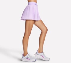 Ace 14 Inch Pleated Skort — WHITE / SILVER / PURPLE 4