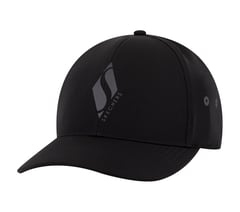 Diamond S Stretch Fit Hat — BLACK 1