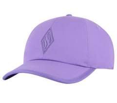 Skechweave Diamond Colorblocked Hat — PURPLE / CORAL 1