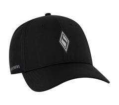 SKECHWEAVE Diamond Snapback Hat — BLACK 4