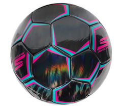 Hex Shadow Size 5 Soccer Ball — BLACK / PINK 3