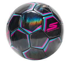 Hex Shadow Size 5 Soccer Ball — BLACK / PINK 4