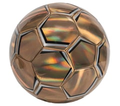 Hex Shadow Size 5 Soccer Ball — GOLD 3