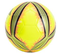 Hex Multi Mini Stripe Size 5 Soccer Ball — YELLOW / GREY 3