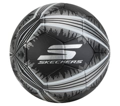Hex Metallic Mini Stripe Size 5 Soccer Ball — BLACK 1
