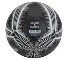 Hex Metallic Mini Stripe Size 5 Soccer Ball — BLACK 2