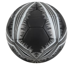 Hex Metallic Mini Stripe Size 5 Soccer Ball — BLACK 3