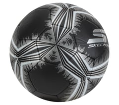 Hex Metallic Mini Stripe Size 5 Soccer Ball — BLACK 4