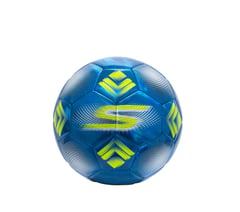 Hex Dusted Size 5 Soccer Ball — SILVER / BLUE 1